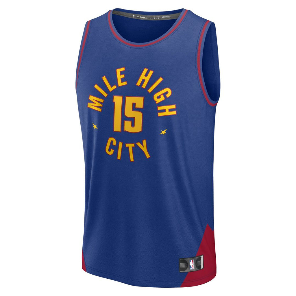Denver Nuggets Nikola Jokic Fanatics Youth Fast Break Replica Player Jersey - Statement Edition - Blue