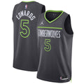 Minnesota Timberwolves Anthony Edwards Jordan Brand Unisex Swingman Jersey - Statement Edition - Charcoal
