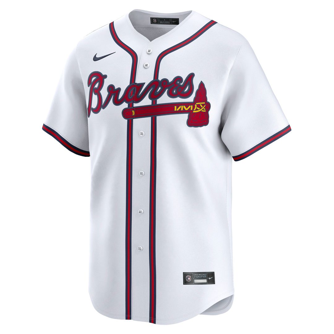 Atlanta Braves Jarred Kelenic Nike Home Limited Player Jersey - White