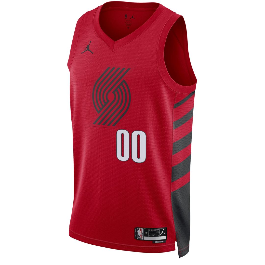 Portland Trail Blazers Jordan Brand Unisex 2022/23 Swingman Custom Jersey - Statement Edition - Red