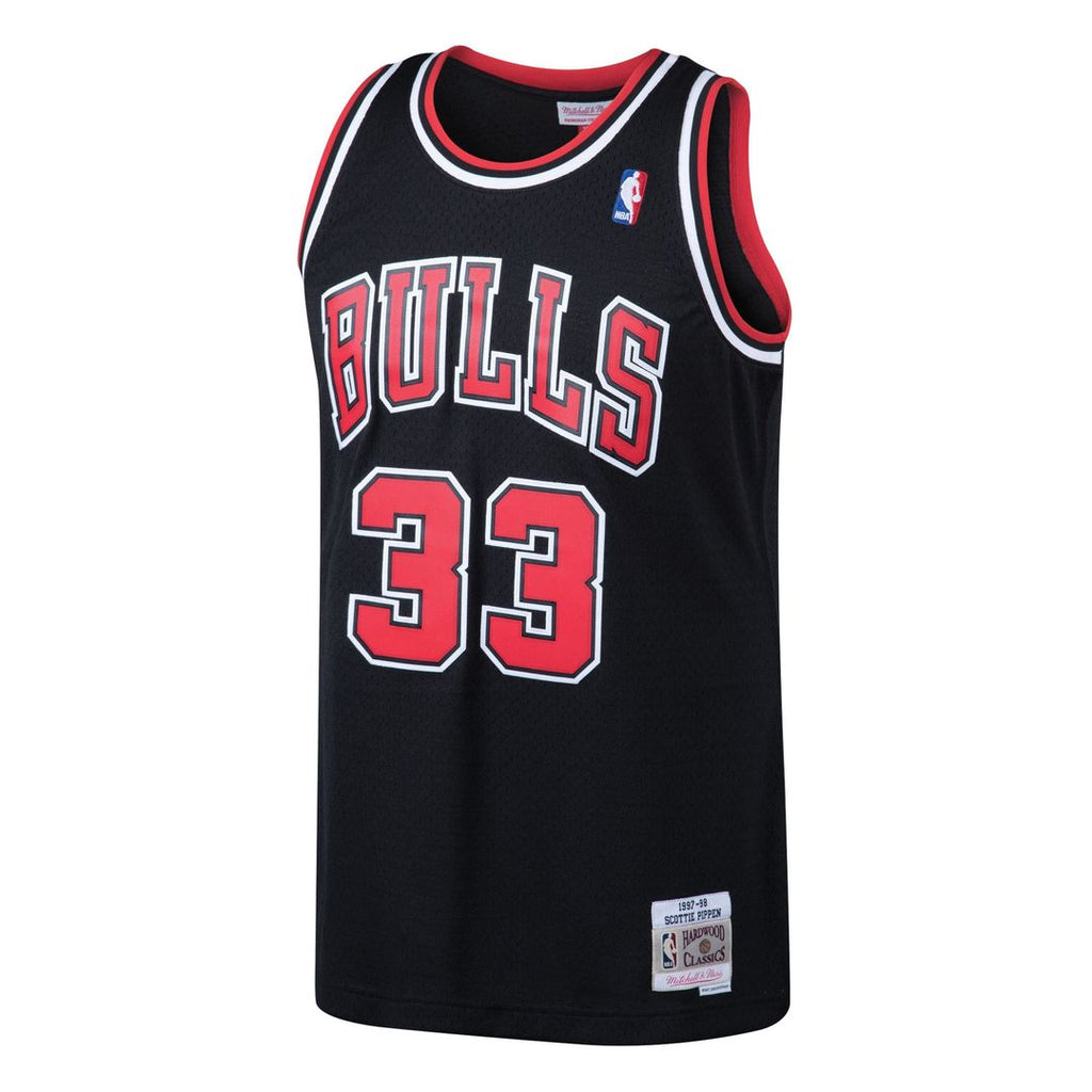 Chicago Bulls Scottie Pippen Mitchell & Ness 1997/98 Hardwood Classics Swingman Jersey - Black