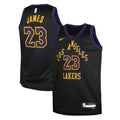 Los Angeles Lakers LeBron James Nike Youth 2025/26 City Edition Swingman Jersey - Black