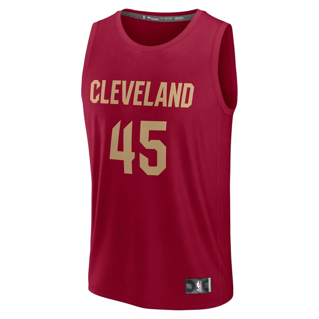 Cleveland Cavaliers Donovan Mitchell Fanatics Youth Fast Break Player Jersey - Icon Edition - Wine