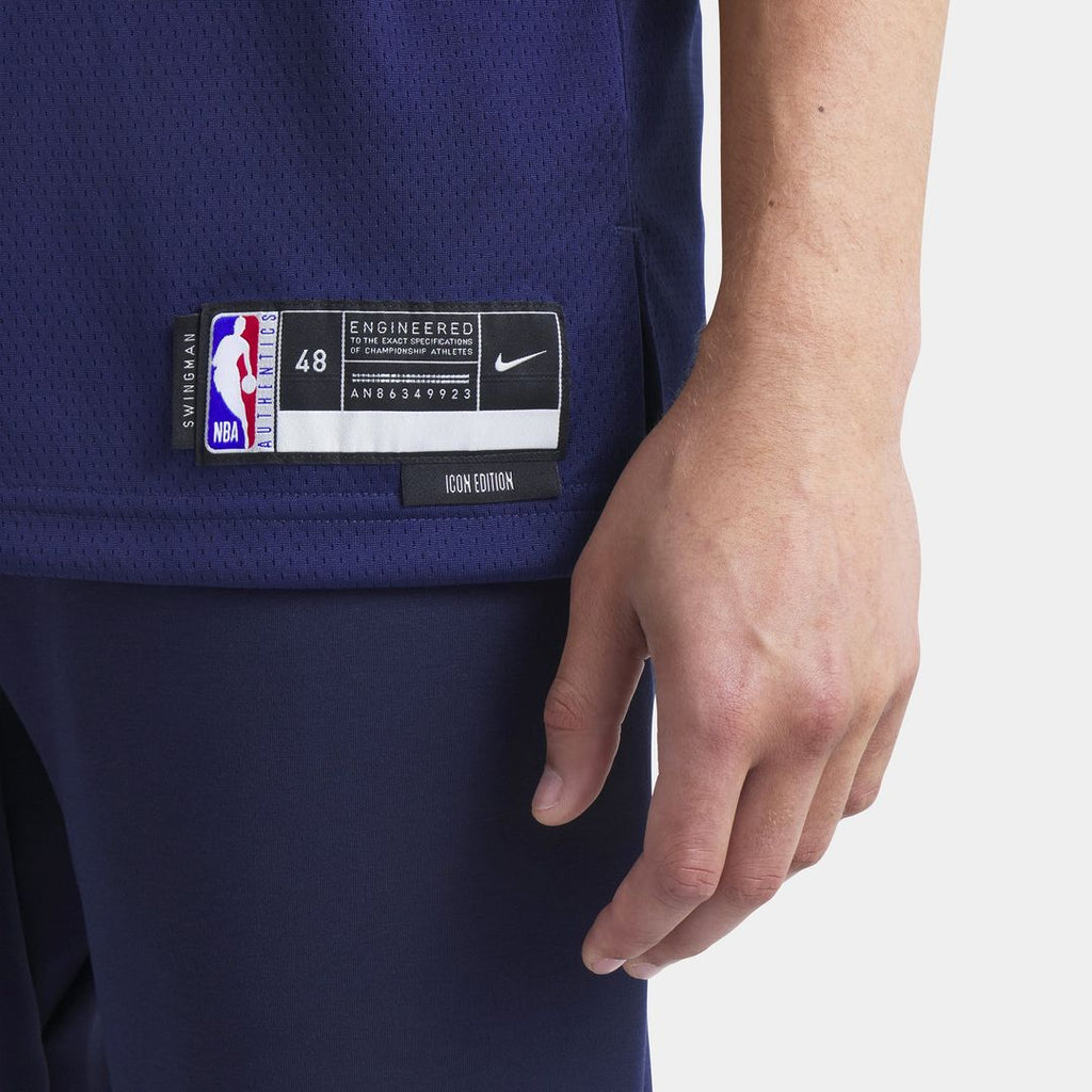Minnesota Timberwolves Anthony Edwards Nike Unisex Swingman Jersey - Icon Edition - Navy