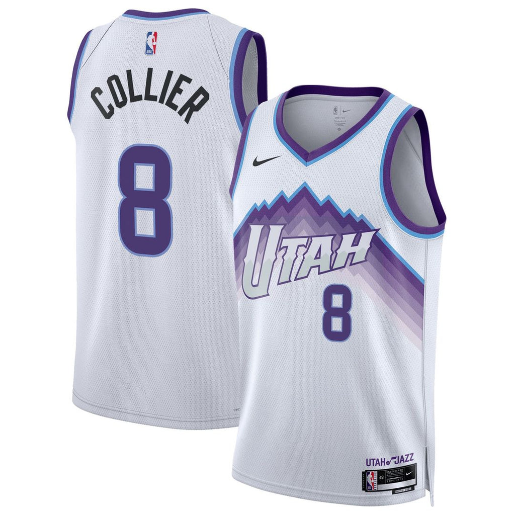 Utah Jazz Isaiah Collier Nike Unisex Swingman Jersey - Association Edition - White