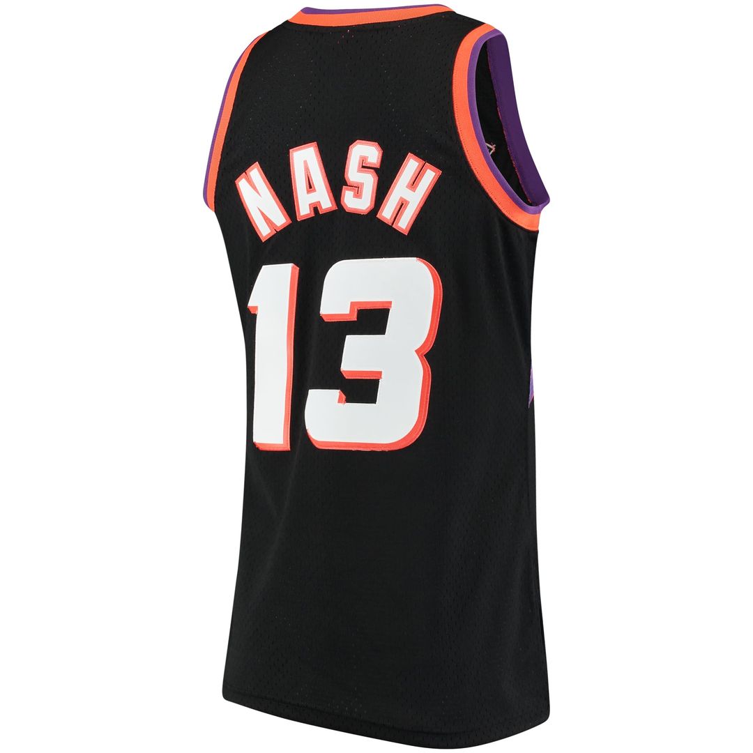Phoenix Suns Steve Nash Mitchell & Ness 1996/97 Hardwood Classics Swingman Jersey - Black