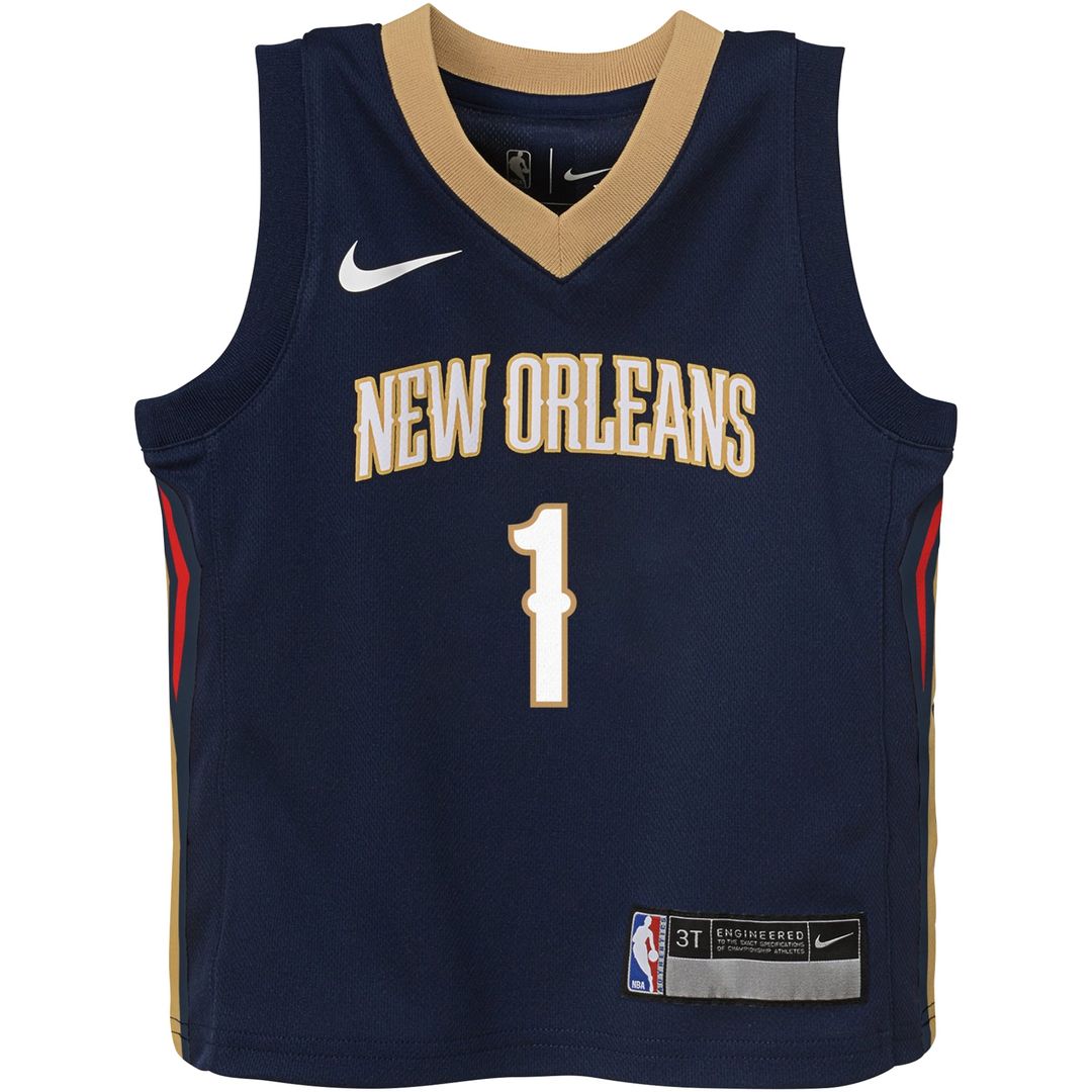 New Orleans Pelicans Zion Williamson Nike Toddler Swingman Player Jersey - Icon Edition - Navy