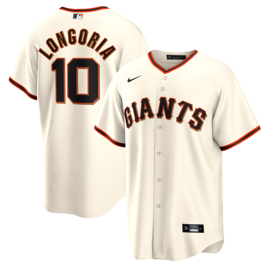 San Francisco Giants Evan Longoria Nike Home Retired Player Replica Jersey - Cream