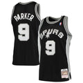 San Antonio Spurs Tony Parker Mitchell & Ness Hardwood Classics Swingman Jersey - Black