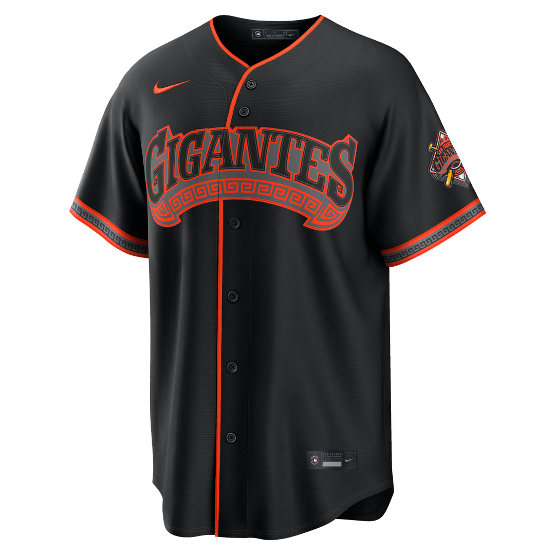 San Francisco Giants Rafael Devers Nike Alternate Stadium Jersey - Black