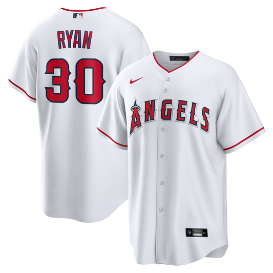 Los Angeles Angels Nolan Ryan Nike Home Retired Player Replica Jersey - White