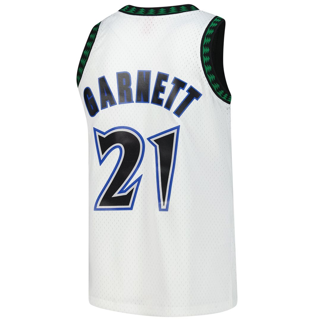 Minnesota Timberwolves Kevin Garnett Mitchell & Ness Hardwood Classics Swingman Jersey - White