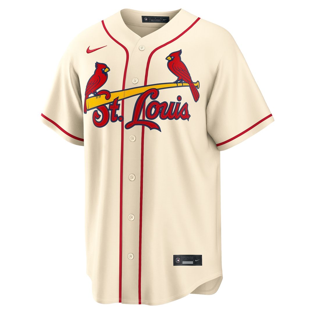 St. Louis Cardinals Lars Nootbaar Nike Alternate Replica Jersey - Cream