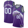 Utah Jazz Nike Unisex Swingman Custom Jersey - Icon Edition - Purple