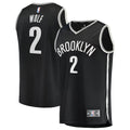 Brooklyn Nets Daniel Wolf Fanatics Fast Break Replica Jersey - Black - Icon Edition