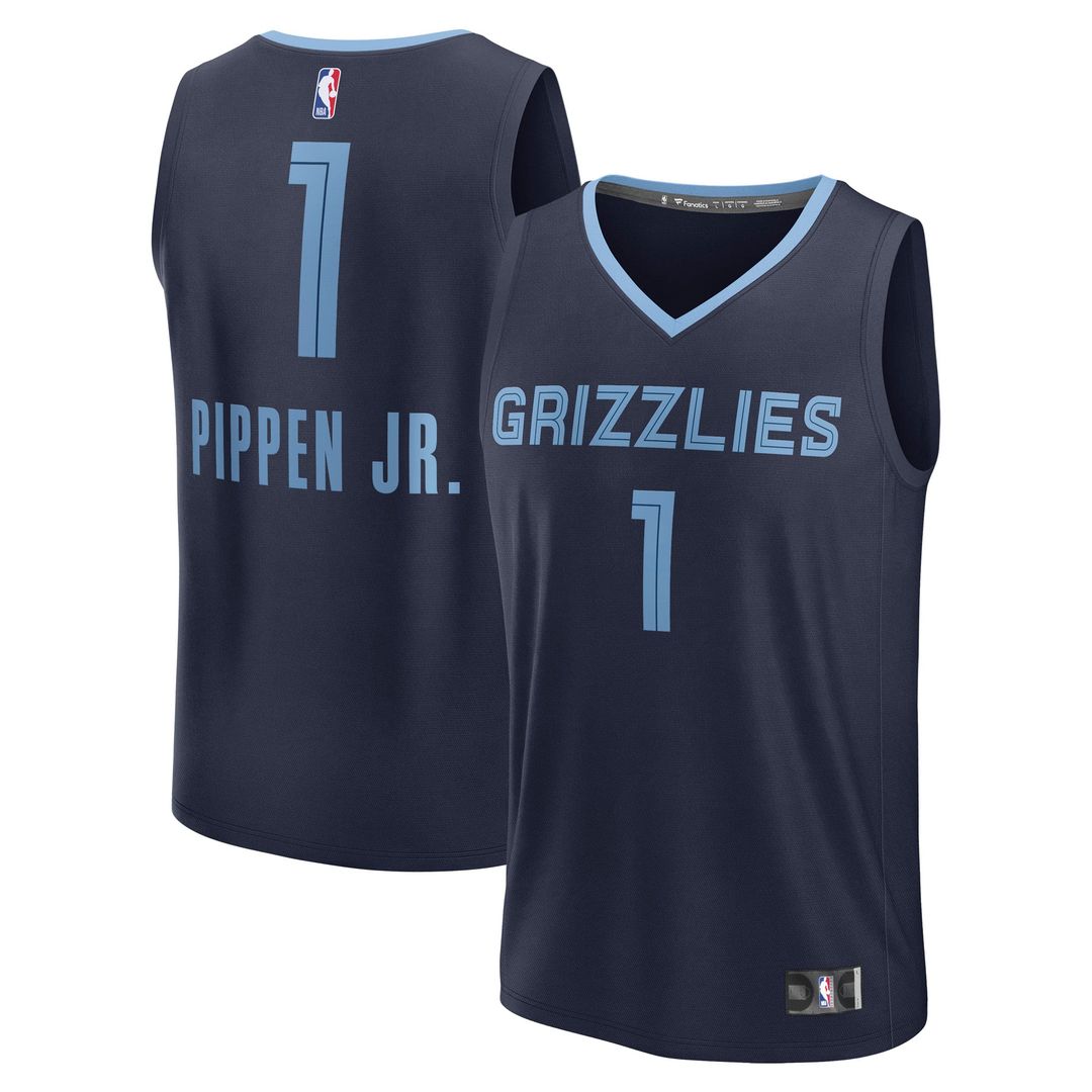 Memphis Grizzlies Scotty Pippen Jr. Fanatics Fast Break Replica Player Jersey - Icon Edition - Navy