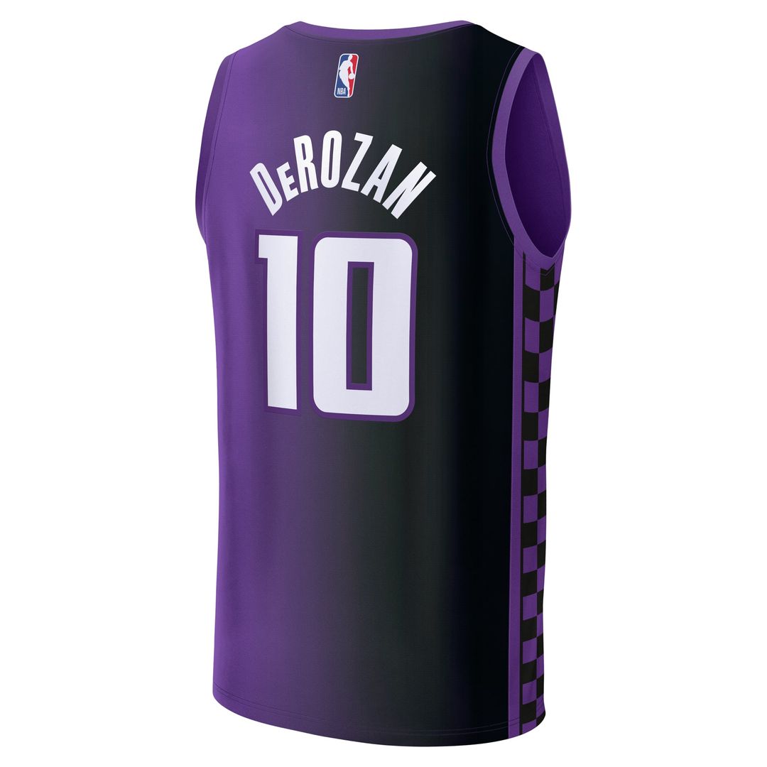 Sacramento Kings DeMar DeRozan Fanatics Youth Fast Break Replica Player Jersey - Statement Edition - Purple