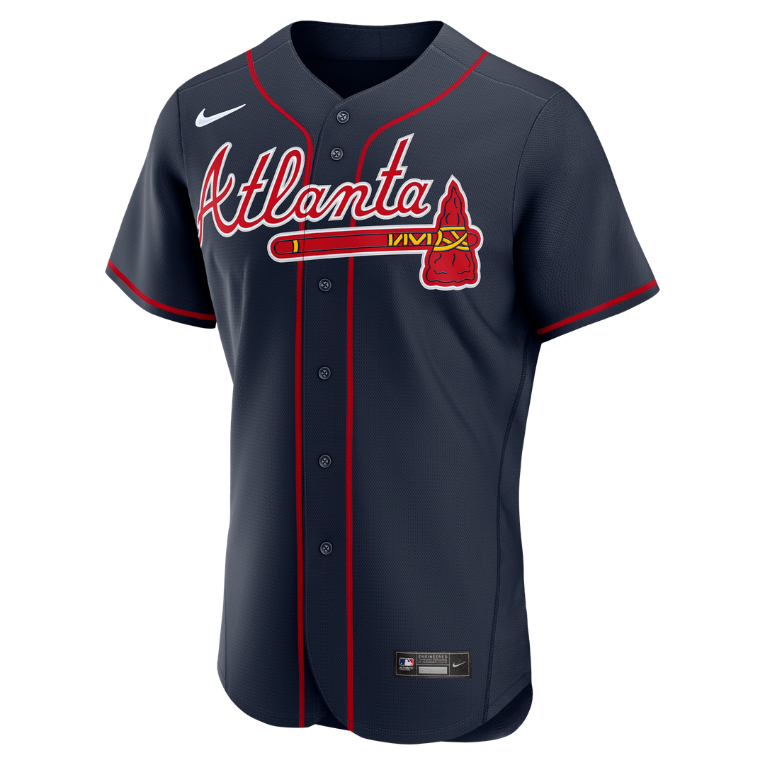 Atlanta Braves Drake Baldwin Nike Alternate MLB Awards Authentic Jersey - Navy