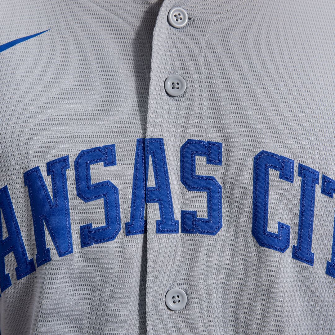 Kansas City Royals Bobby Witt Jr. Nike Road Replica Jersey - Gray