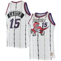 Toronto Raptors Vince Carter Mitchell & Ness 1998/99 Big & Tall Hardwood Classics Swingman Jersey - White