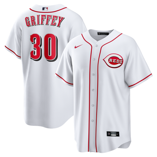 Cincinnati Reds Ken Griffey Jr. Nike Home Retired Player Replica Jersey - White