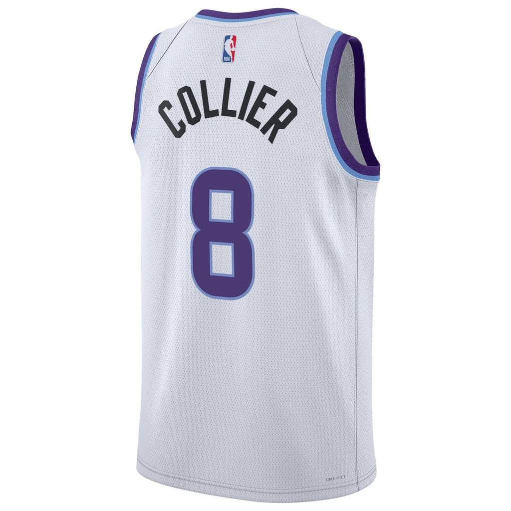 Utah Jazz Isaiah Collier Nike Unisex Swingman Jersey - Association Edition - White