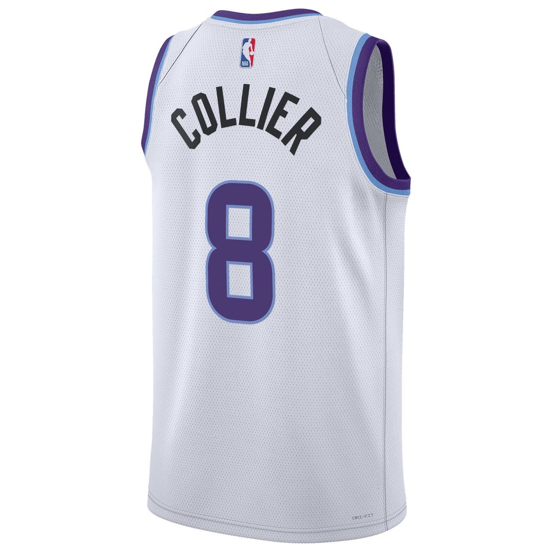 Utah Jazz Isaiah Collier Nike Unisex Swingman Jersey - Association Edition - White