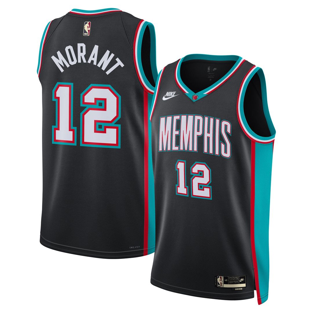 Memphis Grizzlies Ja Morant Nike Unisex Swingman Jersey - Classic Edition - Black