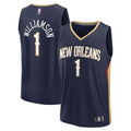 New Orleans Pelicans Zion Williamson Fanatics Fast Break Replica Player Jersey - Icon Edition - Navy