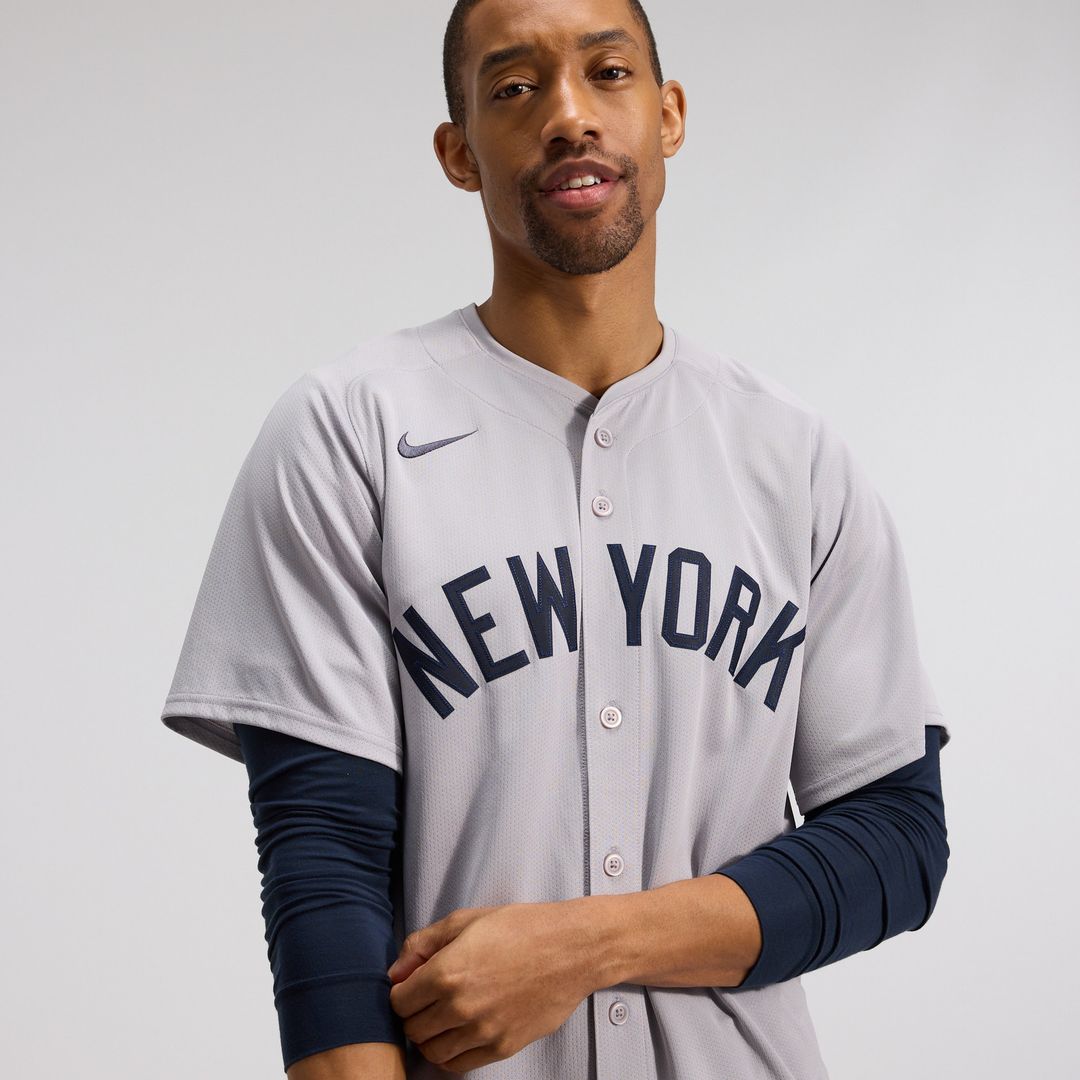 New York Yankees Aaron Judge Nike Road Limited Player Jersey - Gray