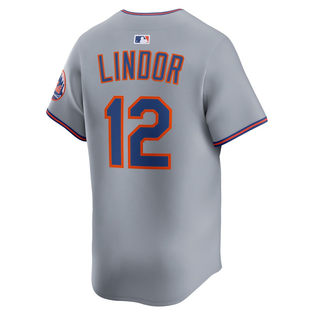 New York Mets Francisco Lindor Nike Home Limited Jersey - White