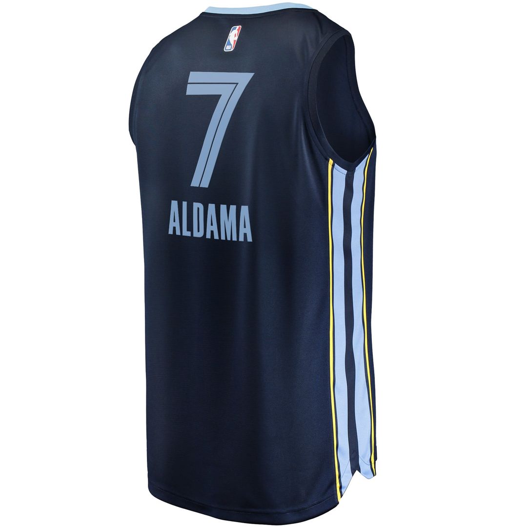 Memphis Grizzlies Santi Aldama Fanatics Fast Break Replica Jersey - Icon Edition - Navy