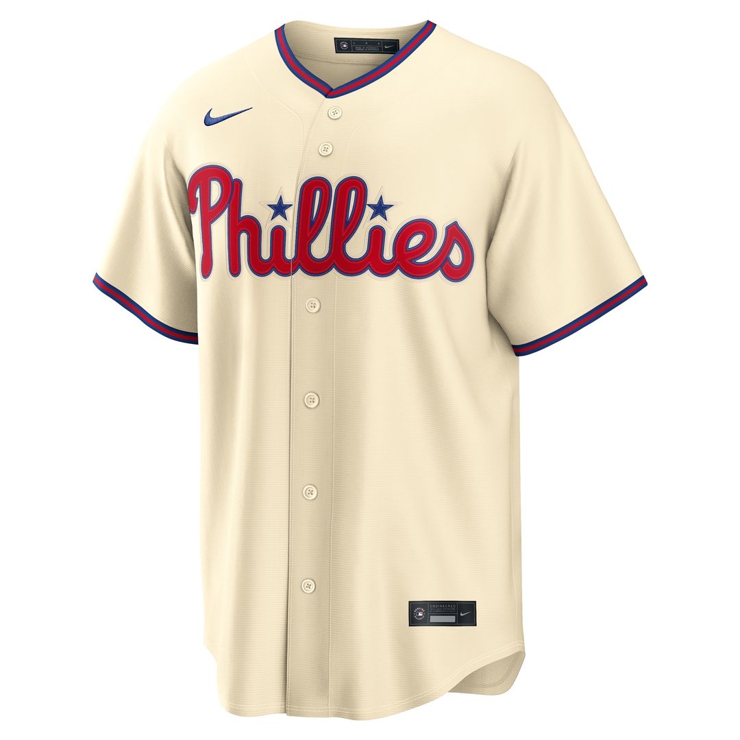 Philadelphia Phillies Bryce Harper Nike Alternate Replica Jersey - Cream
