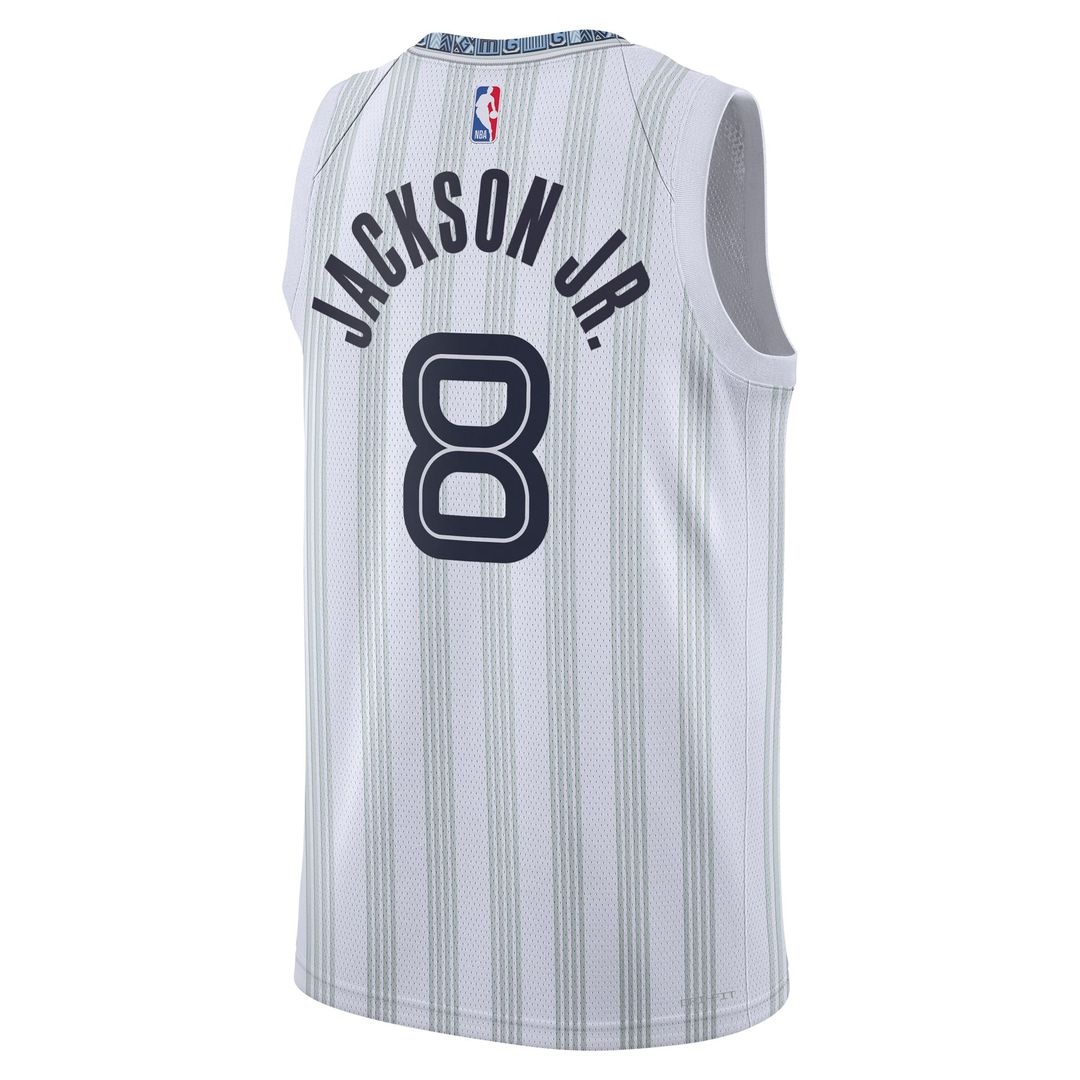 Memphis Grizzlies Jaren Jackson Jr. Nike Unisex 2025/26 Swingman Jersey - White - City Edition