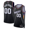 Phoenix Suns Jordan Brand Unisex Swingman Custom Jersey - Statement Edition - Black