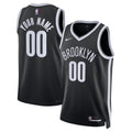 Brooklyn Nets Nike Unisex Swingman Custom Jersey Black - Icon Edition