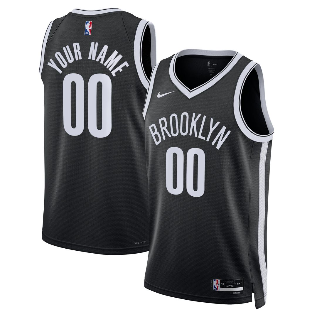 Brooklyn Nets Nike Unisex Swingman Custom Jersey White - Association Edition