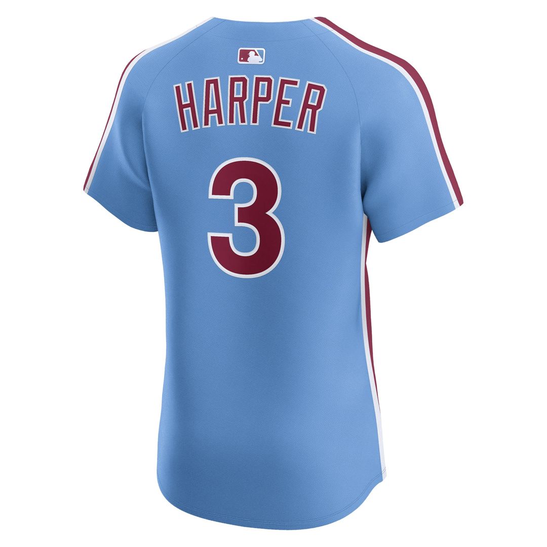 Philadelphia Phillies Bryce Harper Nike Alternate 2 Elite Jersey - Cream