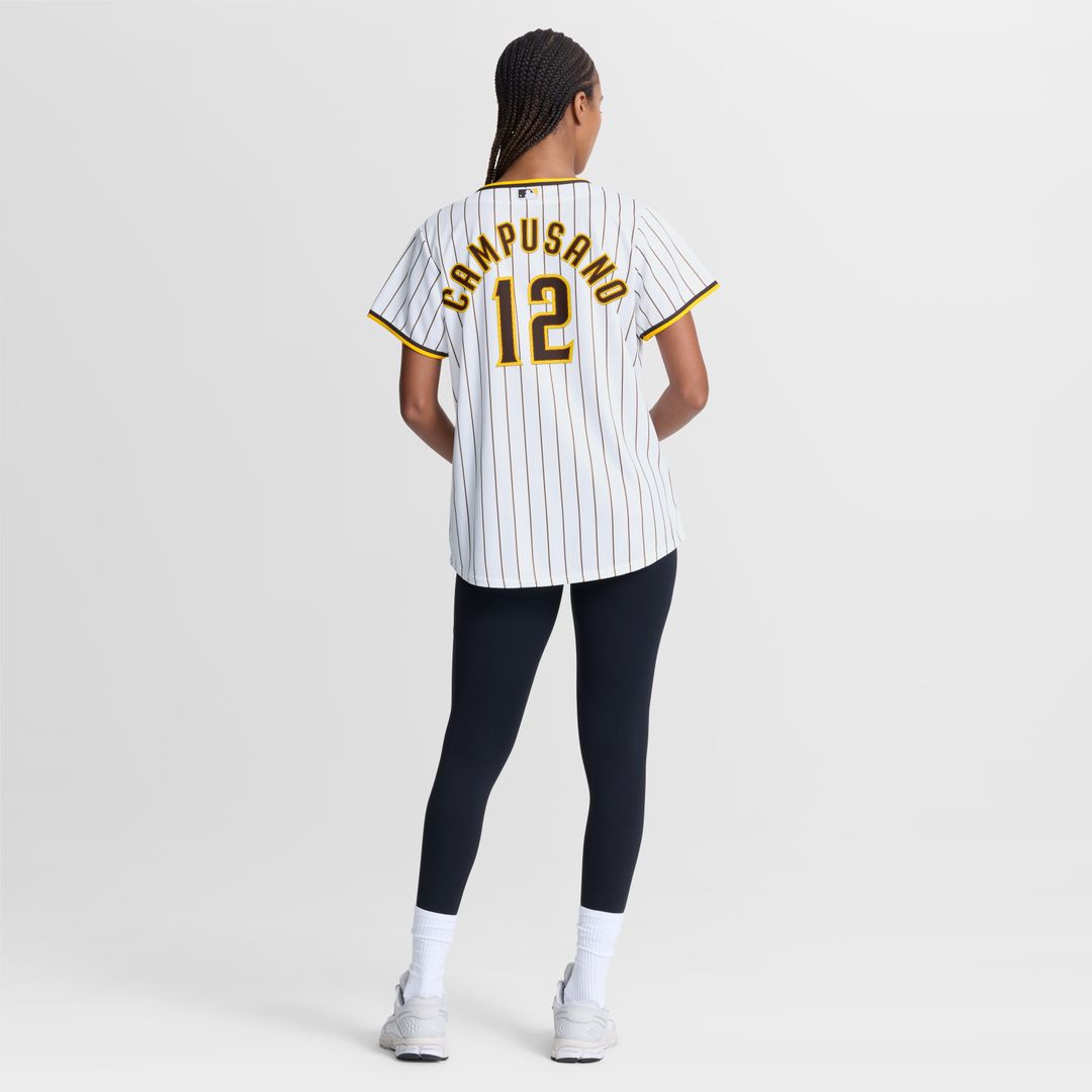 San Diego Padres Luis Campusano Nike Women's Home Replica Jersey - White