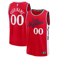LA Clippers Fanatics Youth Fast Break Custom Replica Jersey - Red - Statement Edition