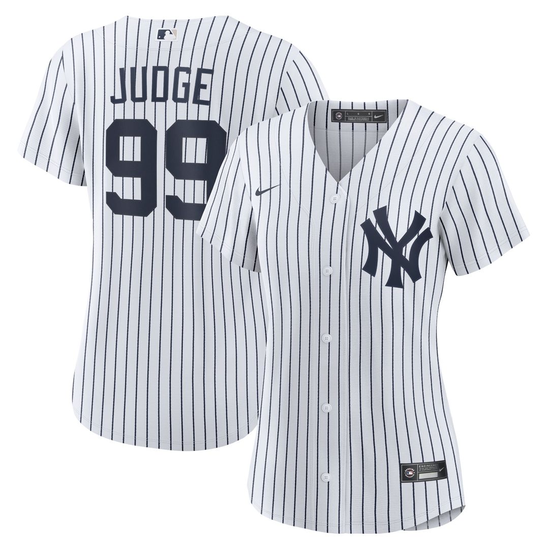 New York Yankees Aaron Judge Nike Women's Home Replica Player Jersey - White
