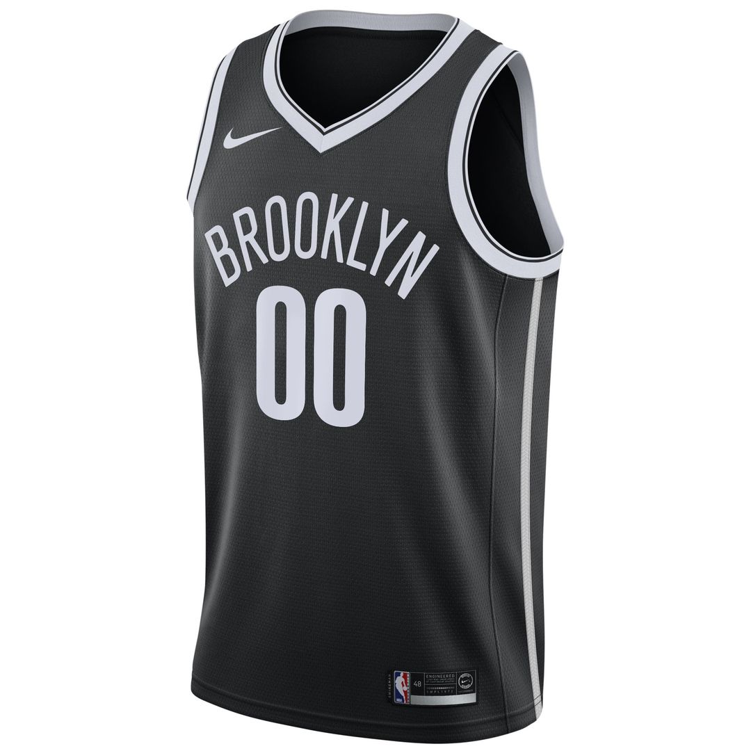 Brooklyn Nets Nike 2020/21 Swingman Custom Jersey - Icon Edition - Black
