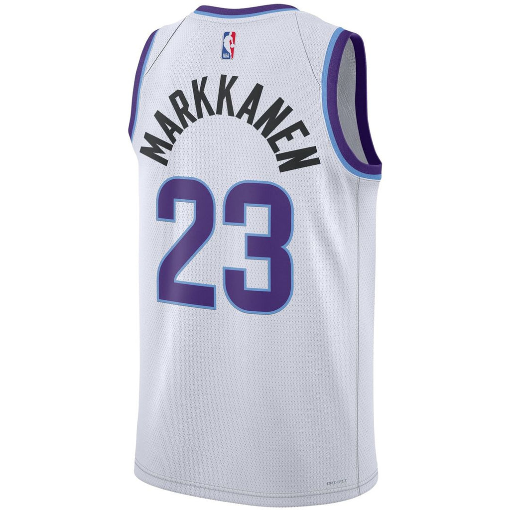 Utah Jazz Lauri Markkanen Nike Unisex Swingman Jersey - Association Edition - White