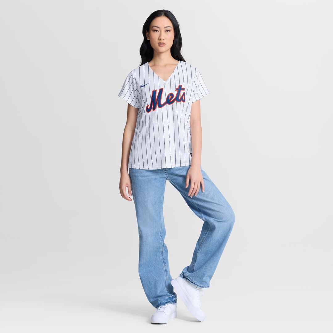 New York Mets AJ Ewing Nike Women's Home Replica Jersey - White