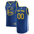 Golden State Warriors Fanatics Youth 2019/20 Fast Break Custom Replica Jersey Royal - Icon Edition
