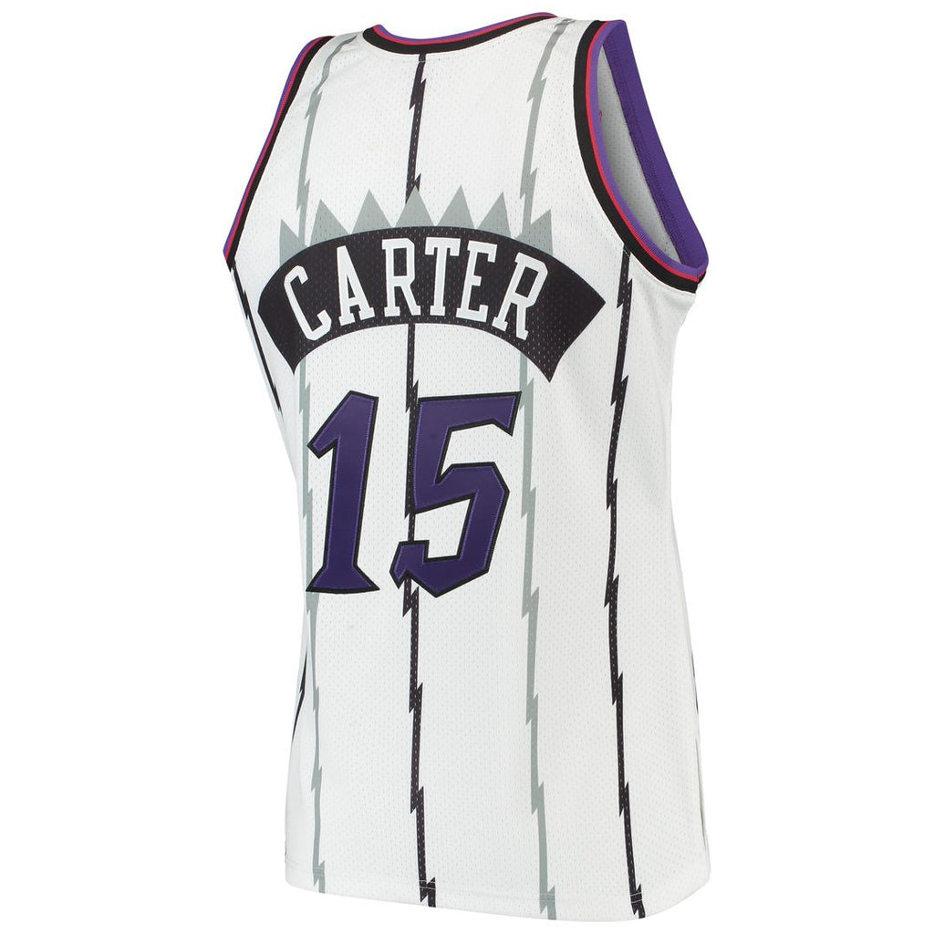 Toronto Raptors Vince Carter Mitchell & Ness 1998/99 Hardwood Classics Authentic Jersey - White