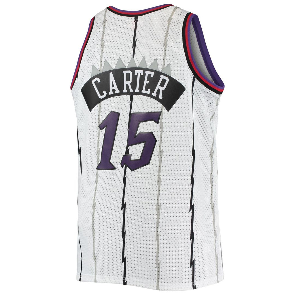 Toronto Raptors Vince Carter Mitchell & Ness 1998/99 Big & Tall Hardwood Classics Swingman Jersey - White