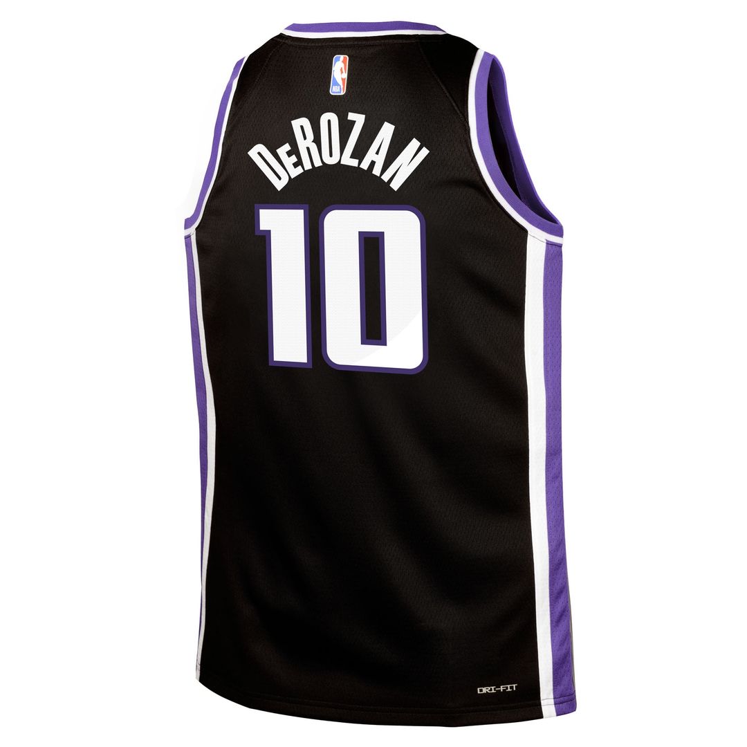 Sacramento Kings DeMar DeRozan Nike Youth Swingman Jersey - Icon Edition - Black