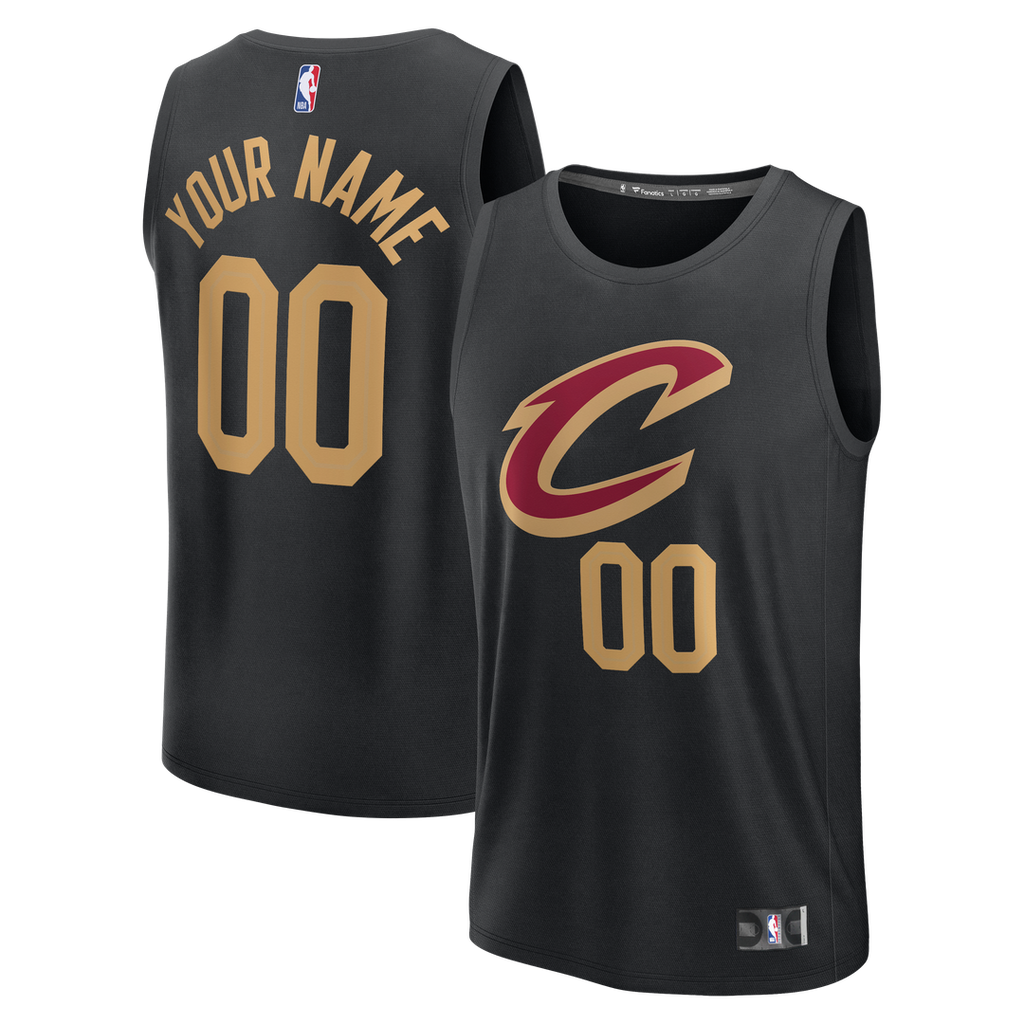 Cleveland Cavaliers Fanatics Youth Fast Break Custom Jersey - Association Edition - White