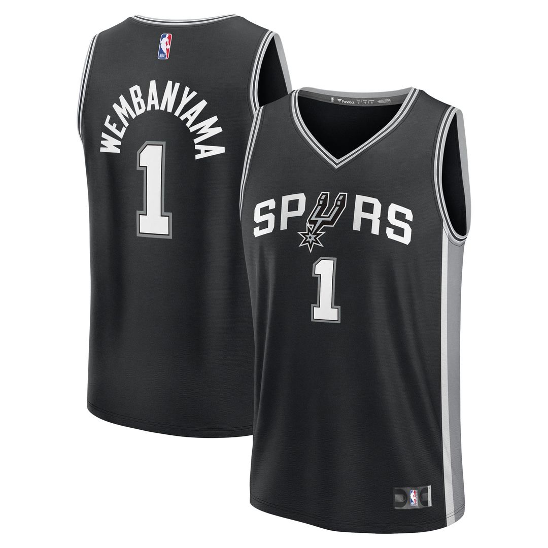 San Antonio Spurs Victor Wembanyama Fanatics Youth Fast Break Replica Player Jersey - Association Edition - White